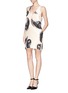 Figure View - Click To Enlarge - ELLERY - Abstract paisley silk organza dress