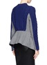 Back View - Click To Enlarge - SACAI - Felt blazer panel cable knit sweater