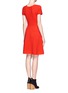 Back View - Click To Enlarge - SANDRO - 'Rififi' perforated knit dress