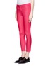 Front View - Click To Enlarge - J BRAND - Nappa leather midrise capri pants