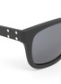 Detail View - Click To Enlarge - KRIS VAN ASSCHE - Rubberized square-frame optical glasses