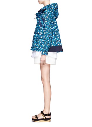 Figure View - Click To Enlarge - SACAI LUCK - Floral print flare back jacket