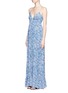 Figure View - Click To Enlarge -  - Katherine spaghetti strap maxi dress