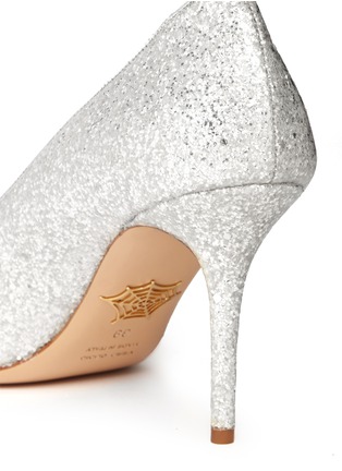 Detail View - Click To Enlarge - CHARLOTTE OLYMPIA - Desirée embellished glitter pumps