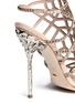 Detail View - Click To Enlarge - SERGIO ROSSI - Puzzle rhinestone strappy sandals