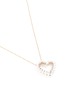  - TASAKI - 'Danger Heart' diamond freshwater pearl pendant necklace