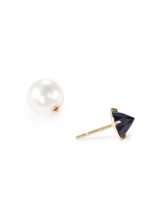 Detail View - Click To Enlarge - TASAKI - 'Refined Rebellion Signature' Akoya pearl spinel earrings