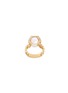 Figure View - Click To Enlarge - TASAKI - 'Stretched' freshwater pearl 18k yellow gold chain effect ring