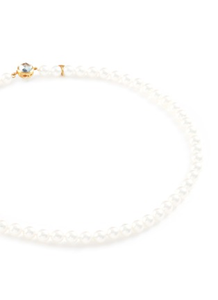  - TASAKI - 'Precious Moon' aquamarine Akoya pearl necklace