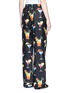 Back View - Click To Enlarge - - - Cocktail print silk pyjama pants