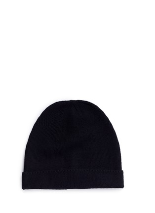 Figure View - Click To Enlarge - GUCCI - Web stripe wool beanie