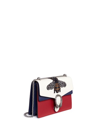 Figure View - Click To Enlarge - GUCCI - 'Dionysus' medium embellished bee tiger buckle leather bag
