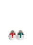 Back View - Click To Enlarge - GUCCI - 'Ace' tiger embroidered leather sneakers