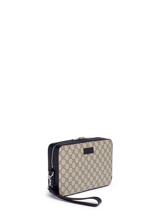 Detail View - Click To Enlarge - GUCCI - GG Supreme canvas travel zip pouch