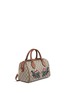 Detail View - Click To Enlarge - GUCCI - 'Linea A' small floral embroidered GG Supreme Boston bag