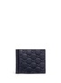 Main View - Click To Enlarge - GUCCI - Debossed logo leather money clip wallet