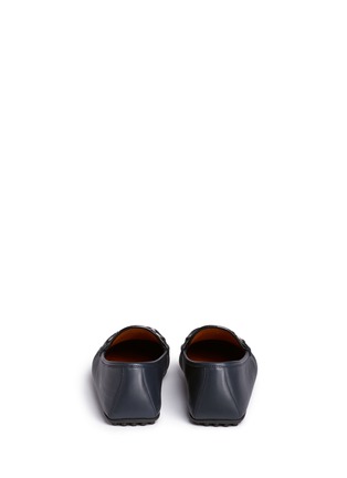 Back View - Click To Enlarge - GUCCI - Horsebit leather loafers