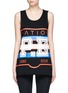 Main View - Click To Enlarge - P.E NATION - 'The Glide' varsity print tank top