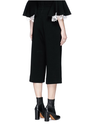 Back View - Click To Enlarge - MACGRAW - 'Esquire' cropped crepe pants