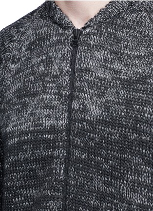 Detail View - Click To Enlarge - 73176 - Ombré Merino wool-cotton track jacket