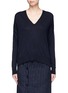 Main View - Click To Enlarge - TOPSHOP - Oversized V-neck wool blend sweater