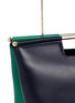 Detail View - Click To Enlarge - DELPOZO - 'Gret' colourblock leather satchel clutch