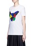 Front View - Click To Enlarge - ÊTRE CÉCILE - 'Olympic Dog' collage print T-shirt