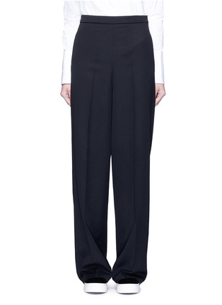 Main View - Click To Enlarge - PORTS 1961 - Virgin wool suiting wide leg pants