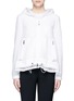 Main View - Click To Enlarge - MONCLER - 'ROMBOU' SANGALLO LACE A-LINE HOOD JACKET
