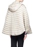 Back View - Click To Enlarge - MONCLER - 'Chinchard' hooded down cape jacket
