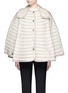 Main View - Click To Enlarge - MONCLER - 'Chinchard' hooded down cape jacket