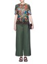Figure View - Click To Enlarge - VALENTINO GARAVANI - 'Water Song' floral embroidery macramé lace top