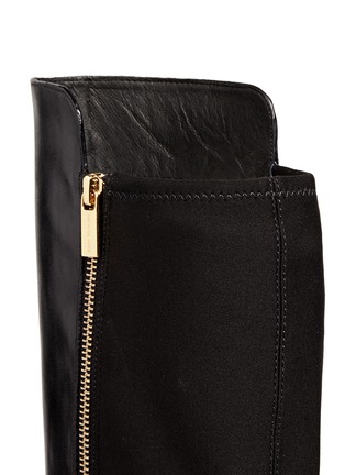 Detail View - Click To Enlarge - MICHAEL KORS - 'Joanie' stretch back leather knee high boots