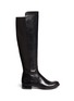 Main View - Click To Enlarge - MICHAEL KORS - 'Joanie' stretch back leather knee high boots