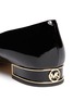 Detail View - Click To Enlarge - MICHAEL KORS - 'Joy Kitten' logo heel patent leather pumps