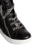 Detail View - Click To Enlarge - MICHAEL KORS - 'Urban Chain' quilted leather sneakers