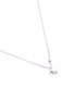 Detail View - Click To Enlarge - ANYALLERIE - Diamond garnet 18k white gold star pendant necklace – Capricorn