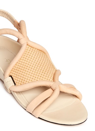 Detail View - Click To Enlarge - 3.1 PHILLIP LIM - 'Marquise' padded cord slingback sandals