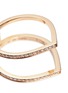 Detail View - Click To Enlarge - REPOSSI - 'Antifer' diamond 18k rose gold two row ring