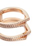 Detail View - Click To Enlarge - REPOSSI - 'Antifer' diamond 18k gold two row teardrop ring