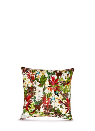 - KRISTJANA S WILLIAMS - House Plant print silk cushion