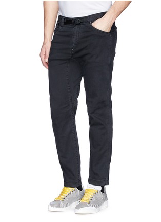 Figure View - Click To Enlarge - WHITE MOUNTAINEERING - Stretchy garment dye jeans