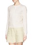 Front View - Click To Enlarge - ALICE & OLIVIA - Flower lace appliqué cardigan