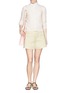 Figure View - Click To Enlarge - ALICE & OLIVIA - Flower lace appliqué cardigan