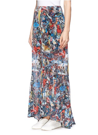 Front View - Click To Enlarge - ALICE & OLIVIA - 'Paige' menagarie print maxi skirt