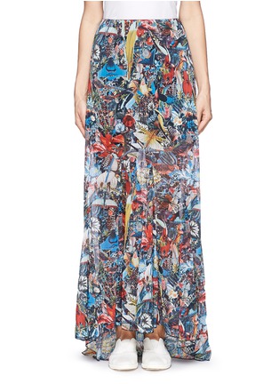 Main View - Click To Enlarge - ALICE & OLIVIA - 'Paige' menagarie print maxi skirt