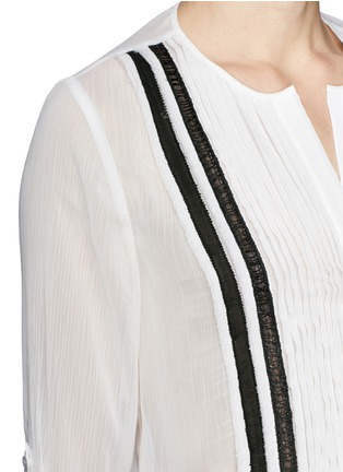 Detail View - Click To Enlarge - ALICE & OLIVIA - 'Sydney' chiffon crepe boho blouse