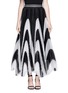 Main View - Click To Enlarge - ALICE & OLIVIA - 'Nicole' pleat organza midi skirt