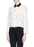 Front View - Click To Enlarge - ALICE & OLIVIA - 'Sharon' cat print blouse