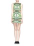 Main View - Click To Enlarge - ALICE & OLIVIA - 'Carrie' garden print bateau neck dress